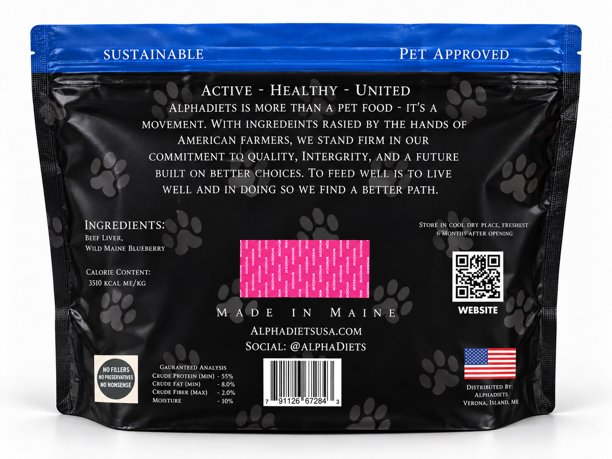 AlphaChips: Wild Maine Blueberry & Beef Liver