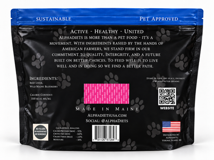 AlphaChips: Wild Maine Blueberry & Beef Liver