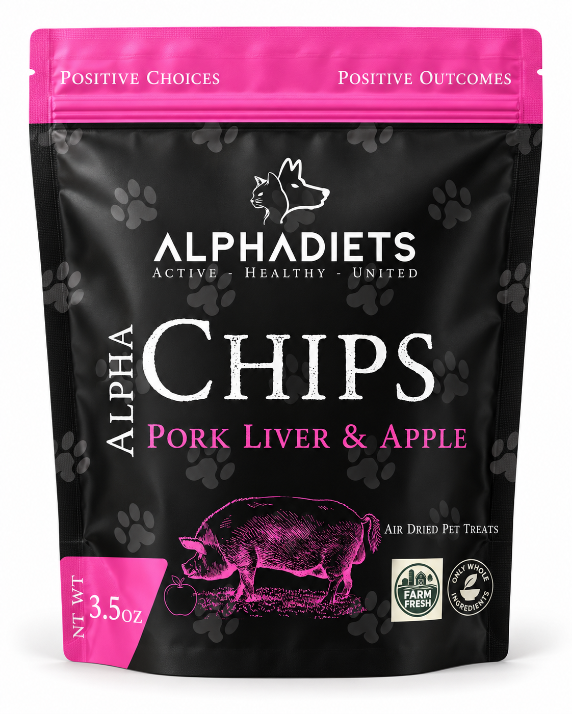 AlphaChips: Pork Liver & Apple